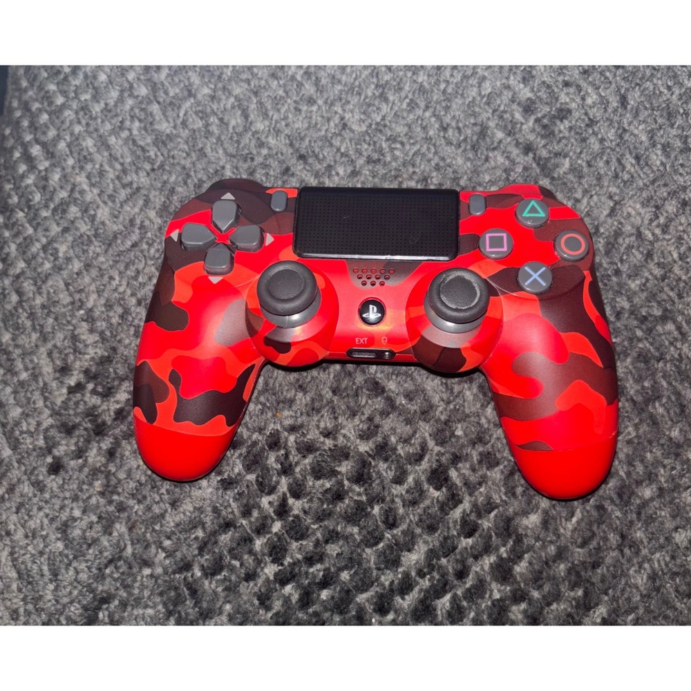 Sony PlayStation 4 DualShock 4 Wireless Controller Red Camo CUH-ZCT2U PS4